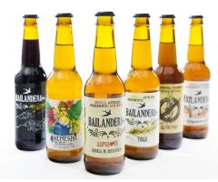 Caja 24 botellas de cerveza Bailandera